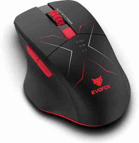 EVOFOX Shadow X Pro Wireless Gaming Mouse, 6400 DPI, Black - Image 5