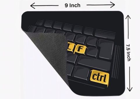 RasuCraft Self Control Keyboard Printed Gaming Mousepad (Multicolor) - Image 3