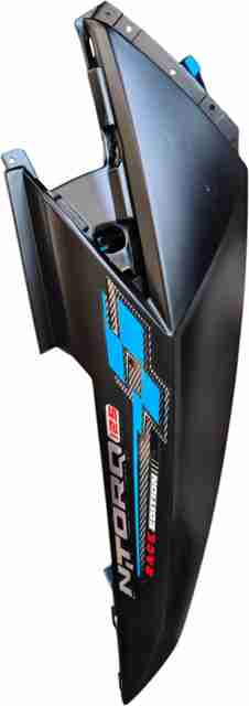 FI-BRANDS INDIA Rear Mud Guard For TVS TVS Ntorq 125 (Race Edition - Matte Black & Marine Blue) NA (Black) - Image 2