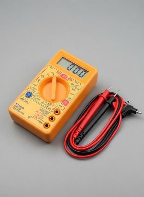 SINKUL Digital Multimeter | Diode And Transistor Tester | AC/DC Volt Test | Test Probes | Voltmeter | Multitester |Volt/OHM Meter (VOM) Multi-Meter Yellow Digital Multimeter (Yellow 2000 Counts) - Image 7