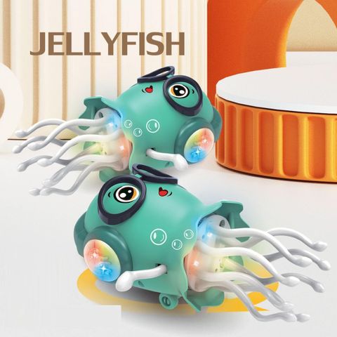 KAMMATESWARA Musical Dancing Jelly Fish Toy for Kids Bump and Go Toy with Music and Light (Multicolor) - Image 3