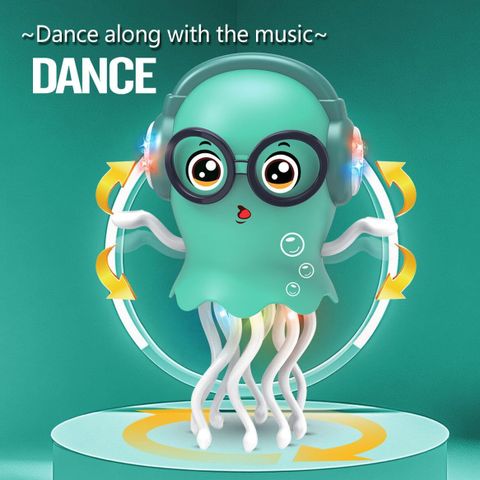 KAMMATESWARA Musical Dancing Jelly Fish Toy for Kids Bump and Go Toy with Music and Light (Multicolor) - Image 4