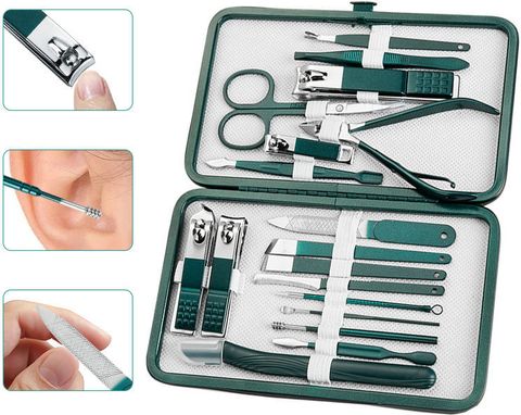 wynyc 18 in 1 Professional Manicure & Pedicure Set Nail Scissors Grooming Kit - Image 6
