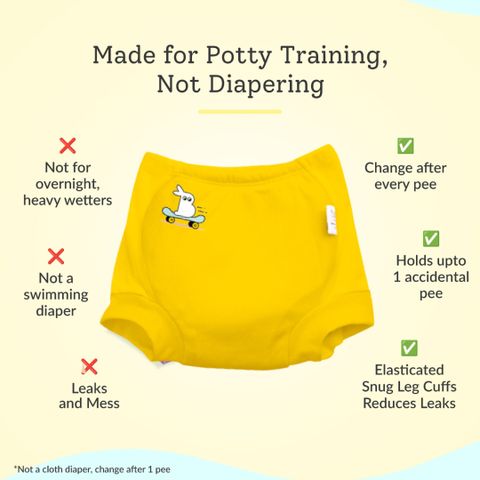 Superbottoms Padded Underwear for Potty Training & Mess-Free Diaper-Free time | 1-2Y | 3pcs - Image 4