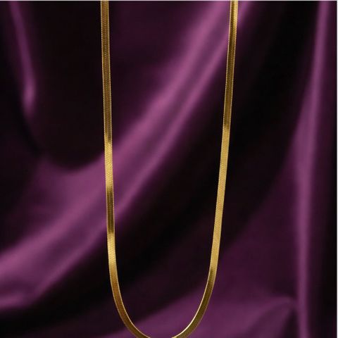 AASTHAS COLLECTIONS Gold Plated Snake Chain for Men and Boys, Gold-plated Plated Stainless Steel Chain - Image 6