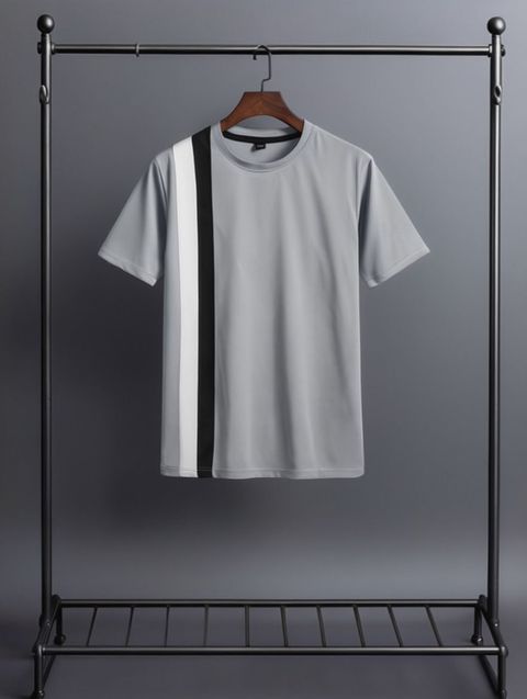Dhanakfashion Men Night Suit Set Grey Colorblock - Image 6