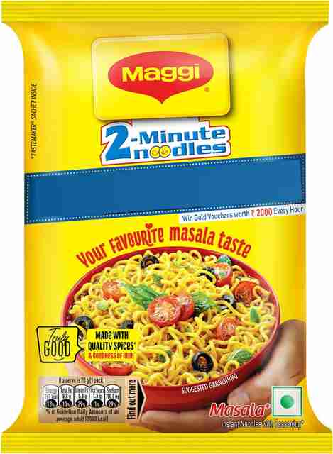 Maggi 2-Minute Masala Instant Noodles 70g - Image 3