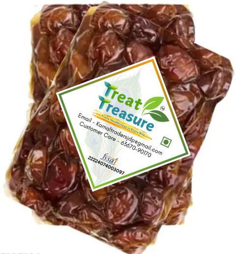TREAT TREASURE with Seeds | Khajur | Royal with seeds | Wet Wet Dates (1 x 500 g) - Image 7