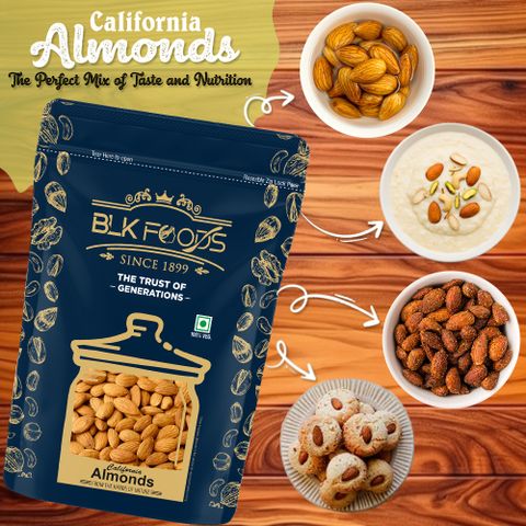 BLK FOODS Natural California Badam Giri 1.5kg - Image 7