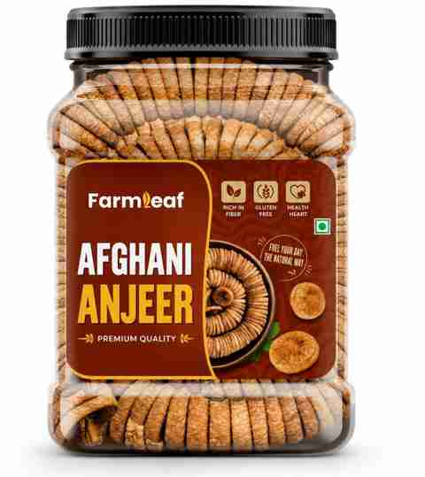 FarmLeaf Premium Afgani Anjeer | Dry Fruits | High in Fiber | Soft Figs (1 x 250 g) - Image 5