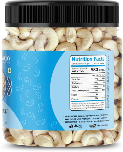 Temperado Premium Whole Cashews 250g - Image 5