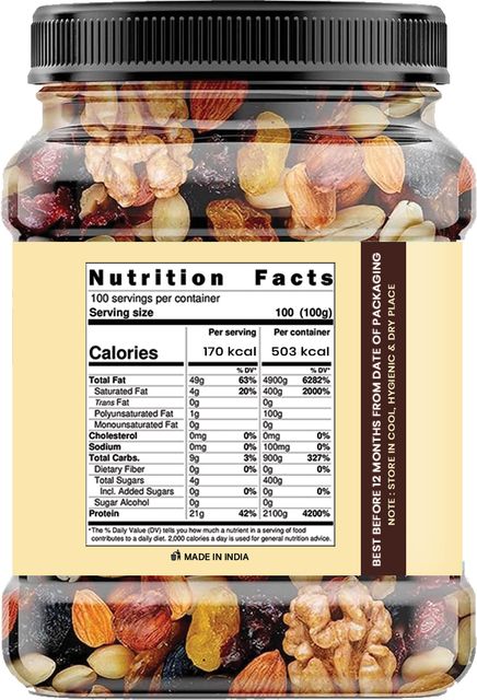 NUTRA KING Premium Mix Dry Fruits | Healthy Nutmixed | Mix dry fruits (1 x 250 g) - Image 7