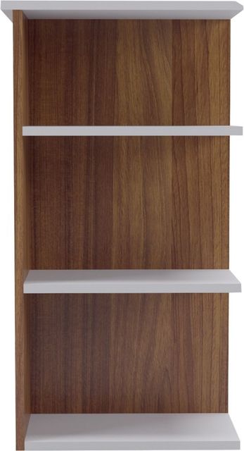 neuspace Venus Study Table with 3 Tier Open Bookshelf Lower Storage Engineered Wood Study Table (Free Standing, Finish Color - Leon Teak White, DIY(Do-It-Yourself)) - Image 7