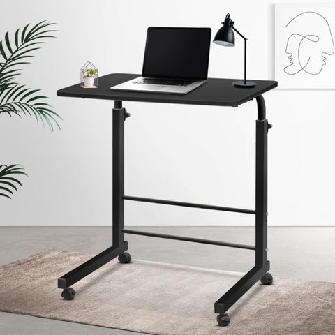 VIROVIA Study Table for Home Office & Bed, Black - Image 6