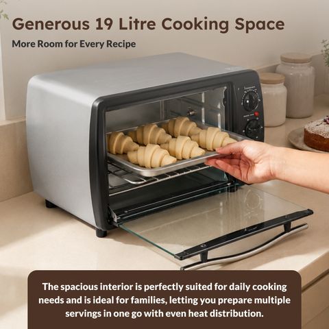 Prestige 19-Litre Oven Toaster Grill OTG POTG 19PCR, Black - Image 7