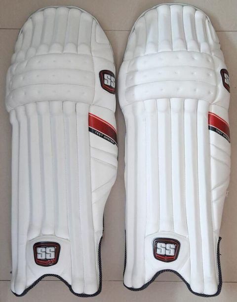 SSPAD SG Test Opener Batting Leg Guards, White, 39-43 cm - Image 6