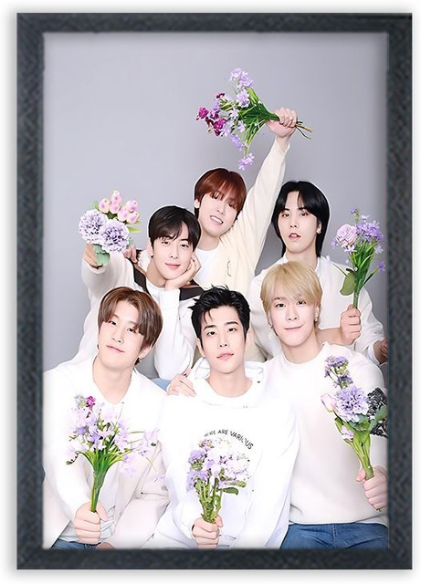 ASHIT BTS Boy Photo Frame For Wall Mounted Painting Digital