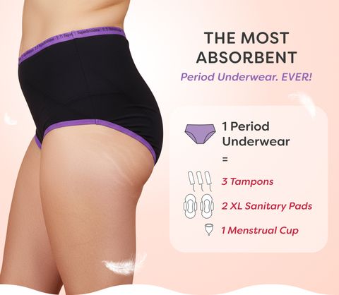 Superbottoms Women Periods Black Panty - Image 8