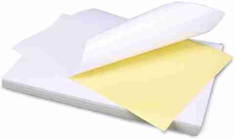 MR CRAFT A4 Glossy Vinyl Sticker Paper, 25 Sheets, White - Image 5