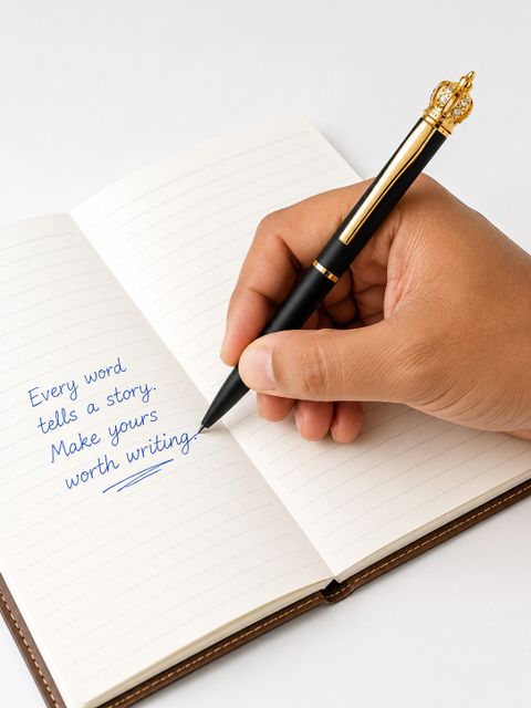 Lemme Crown Premium Metal Pen Black Ink - Image 6