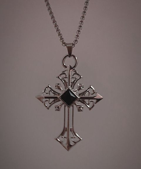 Ennyg acessories Silver Crystal Stainless Steel, Steel, Alloy, Crystal Pendant - Image 6