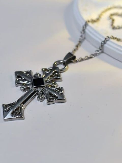 Ennyg acessories Silver Crystal Stainless Steel, Steel, Alloy, Crystal Pendant - Image 7