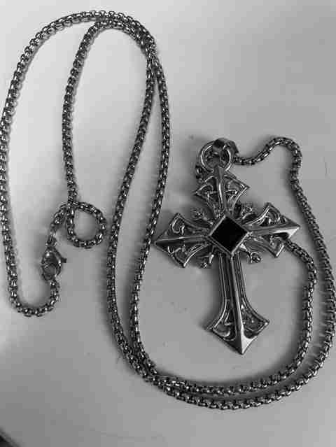 Ennyg acessories Silver Crystal Stainless Steel, Steel, Alloy, Crystal Pendant - Image 5