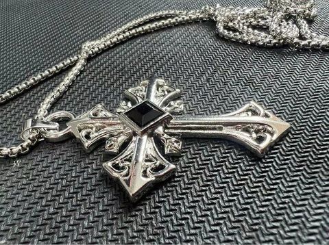 Ennyg acessories Silver Crystal Stainless Steel, Steel, Alloy, Crystal Pendant - Image 8