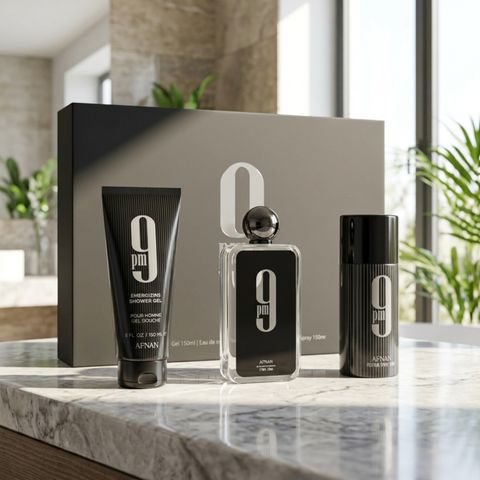 AFNAN 9PM HOMME Eau de Parfum Gift Set 400ml - Image 7