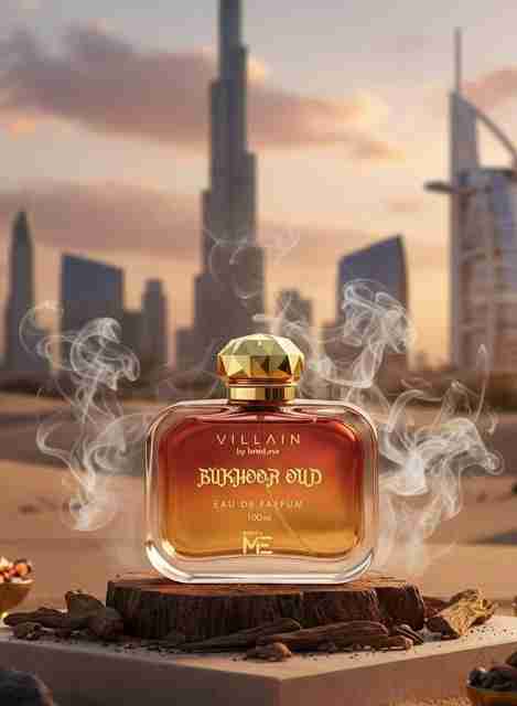 VILLAIN Bukhoor Oud Perfume | Saffron, Rose & Amber Notes | Long Lasting EDP Eau de Parfum - 100 ml (For Men) - Image 3