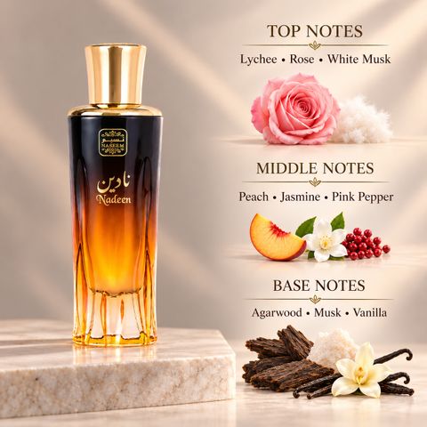 Naseem Nadeen Aqua Parfum Alcohol-Free Eau de Parfum 80ml - Image 5