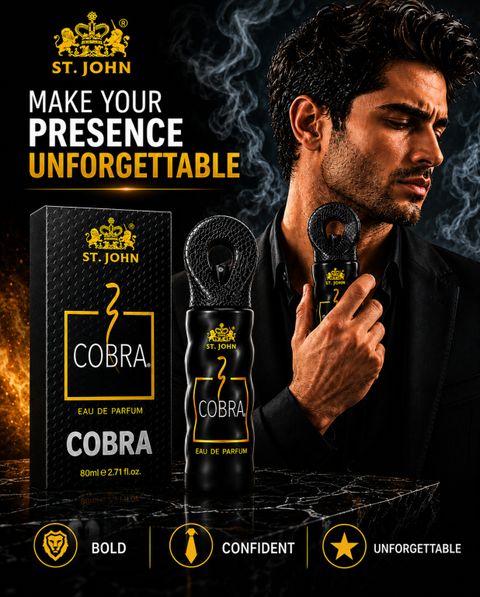 ST-JOHN Cobra Long Lasting Perfume Pack of 2 · 80 ml (160 ml total) - Image 7