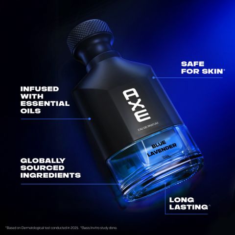 AXE Premium Luxury Perfumes| Blue Lavender|12Hr long lasting Eau de Parfum - 200 ml (For Men) - Image 5