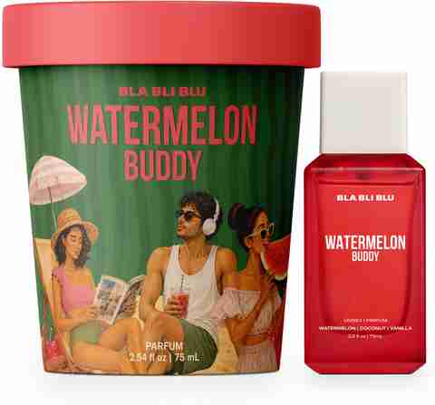 BLA BLI BLU Watermelon Buddy Unisex Perfume | Fruity & Woody Notes | Long Lasting Perfume - 75 ml (For Men & Women) - Image 3