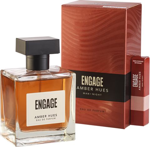Engage Amber Hues Amber Warm Woody Long Lasting Eau de Parfum - 100 ml (For Men) - Image 6