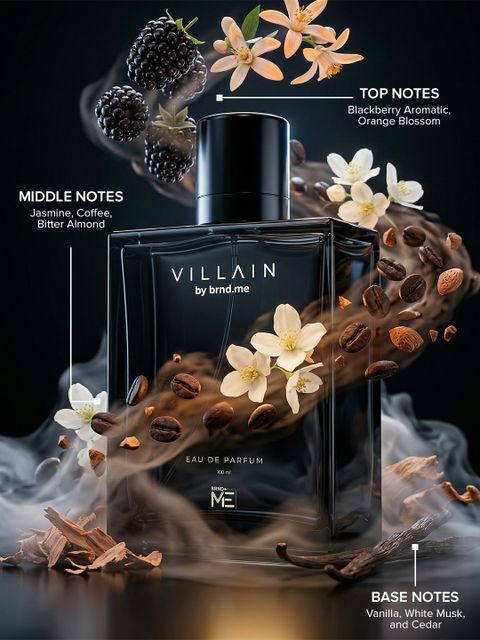 VILLAIN Classic perfume | Long Lasting EDP | Bold Woody Fragrance Eau de Parfum - 100 ml (For Men) - Image 5