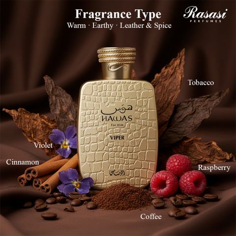 RASASI Hawas Viper Eau de Parfum 100ml - Image 6
