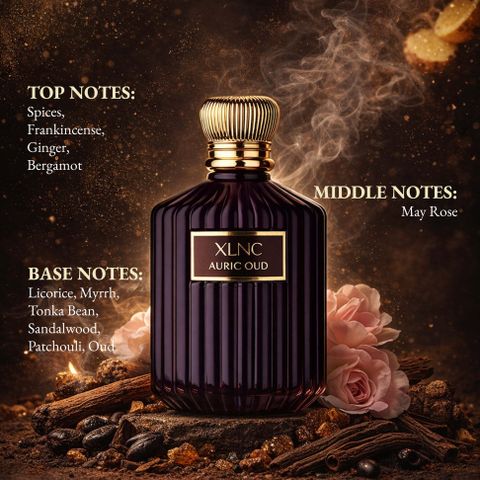 XLNC Auric Oud Eau de Parfum 100ml - Image 5