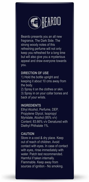 BEARDO Dark Side Perfume For Men, 100 ml | EAU DE PARFUM | Premium Long Lasting Fragrance | Fresh & Woody Eau de Parfum - 100 ml (For Men) - Image 8
