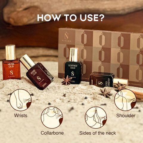 Nisara Oud Long Lasting Gift Set Eau de Parfum 60ml - Image 5