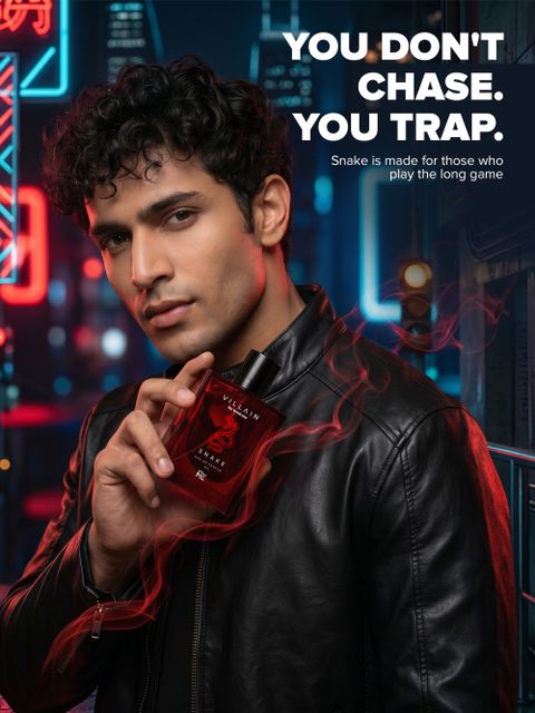 VILLAIN Snake Perfume EDP 100ml for Men - Image 6
