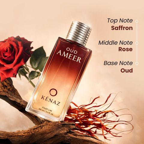 Kenaz Oud Ameer Luxury Perfume 100ml Unisex - Image 5