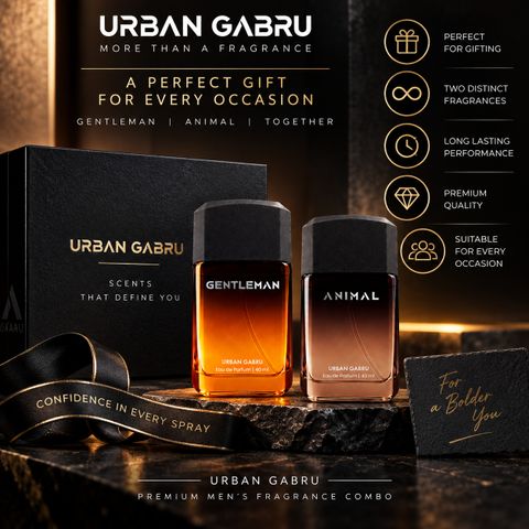 urbangabru Gentleman & Animal EDP Combo 80ml 40 ml - Image 6