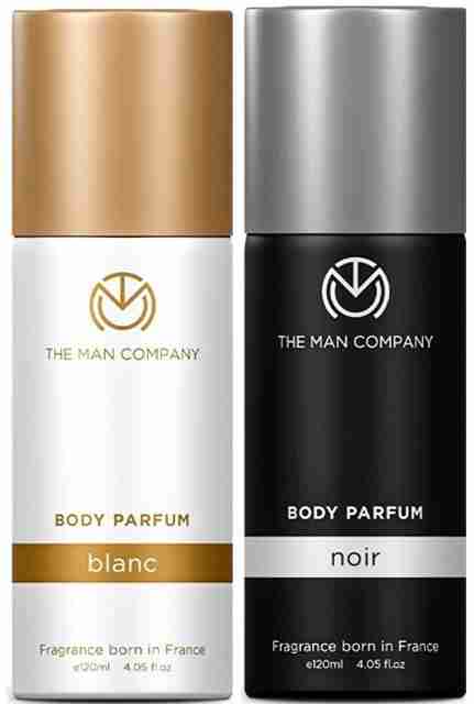 THE MAN COMPANY Blanc & Noir Combo Long Lasting Deodorant Spray - Pack of 2 Perfume - 240 ml (For Men) - Image 3