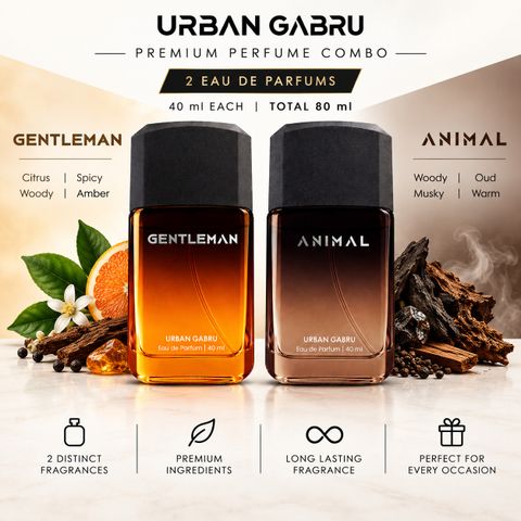 urbangabru Gentleman & Animal EDP Combo 80ml 40 ml - Image 4