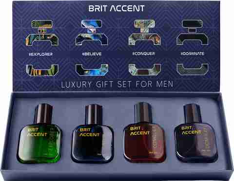 BRIT ACCENT Men's Luxury Parfum Gift Pack of 4 · 20 ml (80 ml total) - Image 5