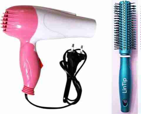 lintip 1290 Hair Dryer with Round Roller Comb Personal Care Appliance Combo (Hair Dryer, Hair Styler) - Image 2