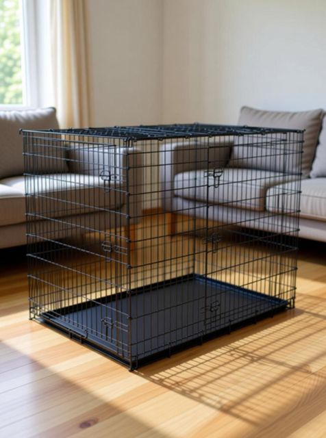 Hanu 24 Inch Dog Cage for Small Breeds - Image 4