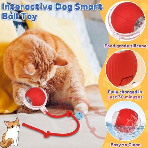 sheham Cat Dancing Ball Silicone Ball For Dog & Cat - Image 6