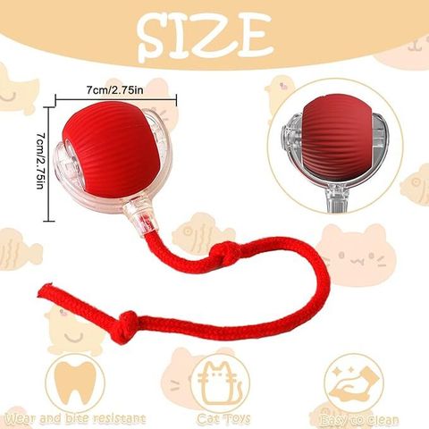 sheham Cat Dancing Ball Silicone Ball For Dog & Cat - Image 3